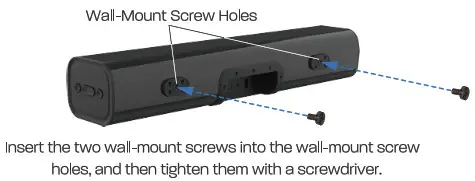 AZATOM Studio Pulse SE06 Home - Installing the wall Mount 1