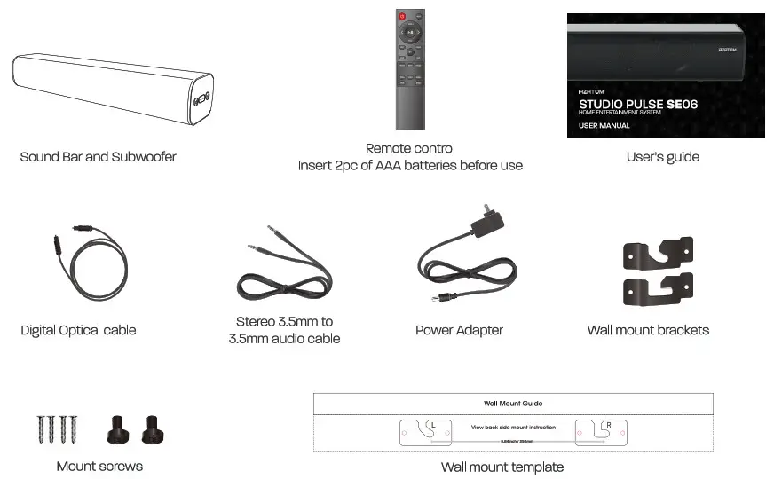 AZATOM Studio Pulse SE06 Home - What's in the Box