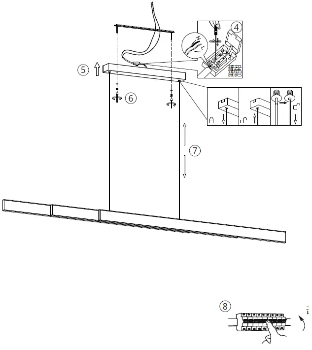 Paul Neuhaus 2738-13 PURE LUME LED Pendant Light-3