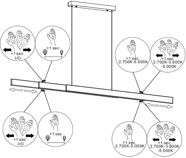 Paul Neuhaus 2738-13 PURE LUME LED Pendant Light-4