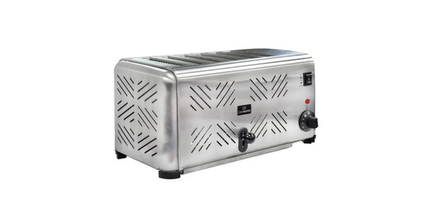 Chefmaster Hea896 6 Slot Stainless Steel Toaster Instruction Manual