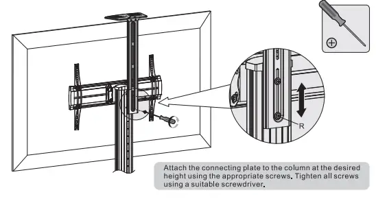equip 650602 90 Degree Rotate Single Display 37-70 Inch TV Cart-fig18