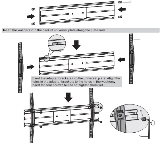 equip 650602 90 Degree Rotate Single Display 37-70 Inch TV Cart-fig9