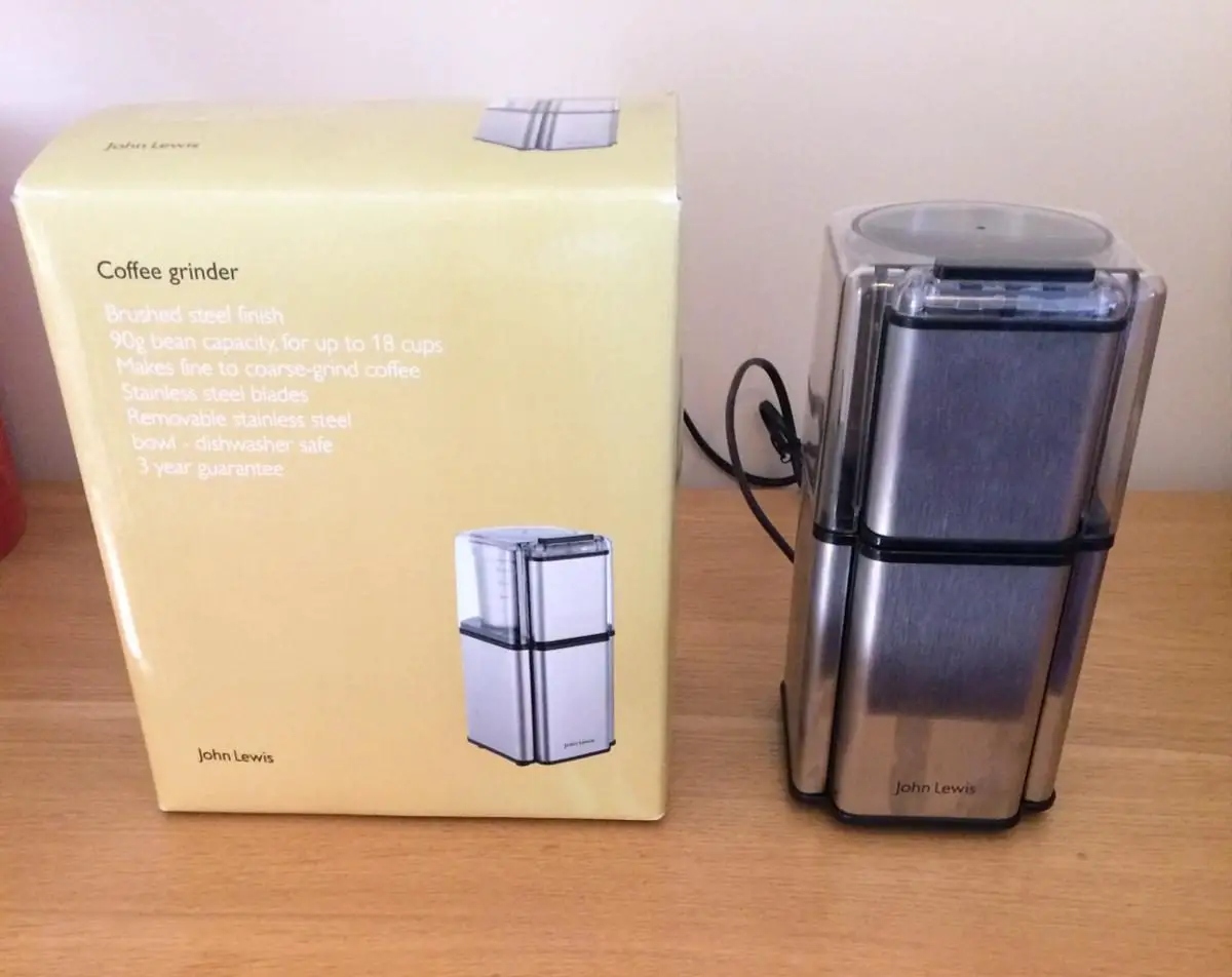 John Lewis Coffee Grinder Instruction Manual