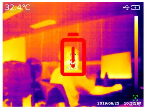 UNI T UTi730E Thermal Imaging - Power on