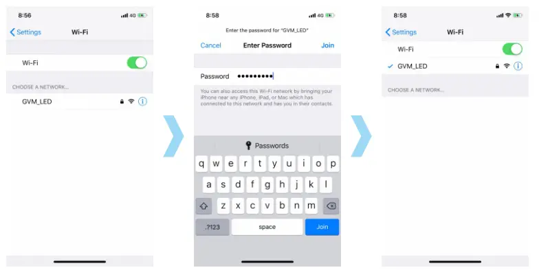 GVM-MB832 Bi-Color LED Light Panel - app