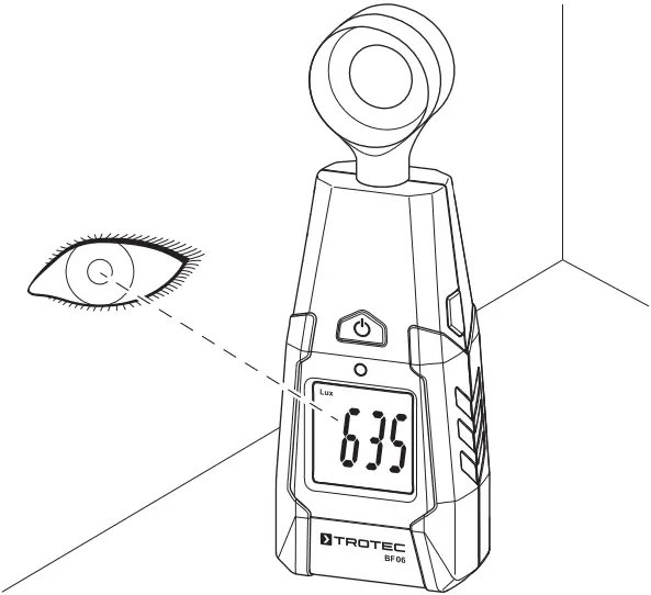 TROTEC BF06 Light Meter 06
