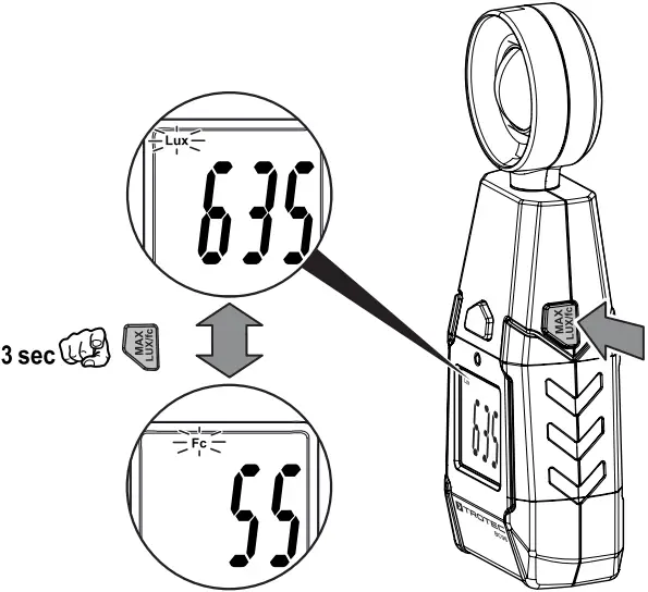 TROTEC BF06 Light Meter 08