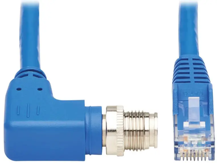 TRIPP LITE NM12-604-03M-BL M12 X-Code Cat6 1G UTP CMR-LP-Ethernet-Cable-PRODUCT