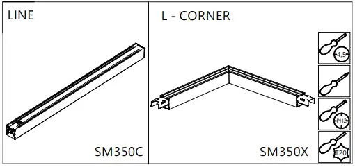 PHILIPS-SM350-Series-KeyLine-Surface-Mounted-Suspended-FIG-1