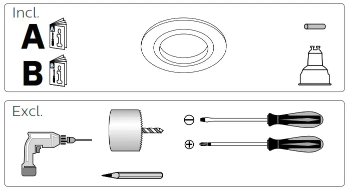 PHILIPS 8719514355347 Hue LED Recessed Light - overview 1