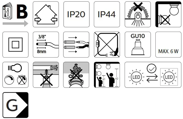 PHILIPS 8719514355347 Hue LED Recessed Light - overview 2