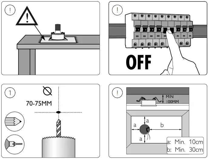 PHILIPS 8719514355347 Hue LED Recessed Light - overview 3