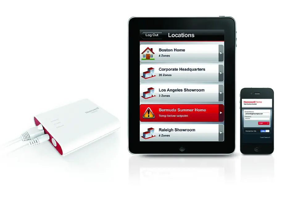 Honeywell Home VisionPRO 8000 - . Free apps are available