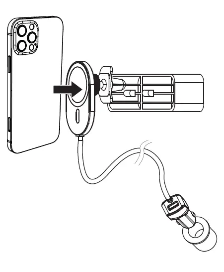 BEST-BUY-essentials-BE-MVQ3AC1B23-Magnetic-Wireless-Car-Charger-FIG 3