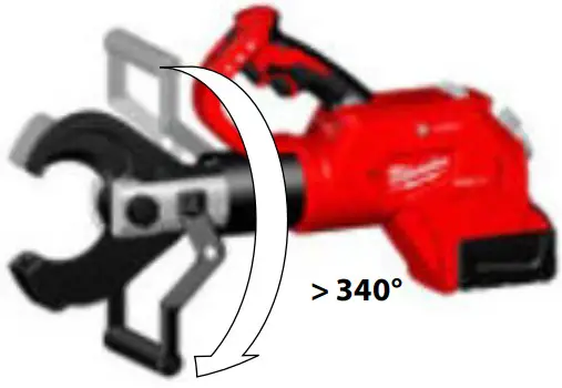 milwaukee M18 HCC75R Underground Cable Cutter - Fig 9