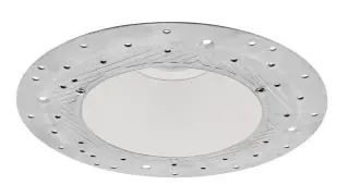 ELCO Lighting ELK408W 4 Inch Pex Round Trimless Smooth Reflector Trim