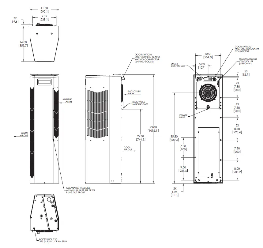 nVent-NHZ43-Spectracool-Hazardous-Location-Air-Conditioner-Instruction-fig-7