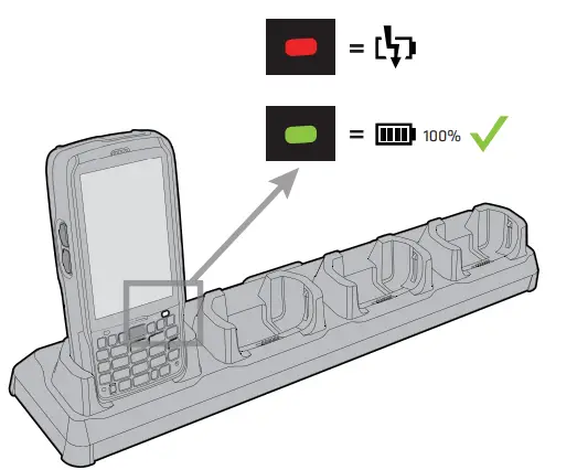 Intermec CN50 Charge-Only Multidock fig 1