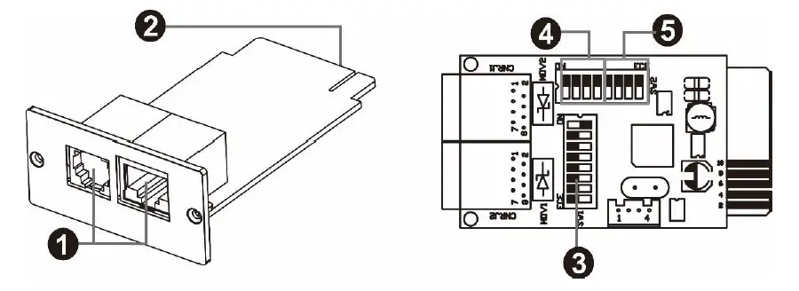 Schneider Electric SRVSMB001 Easy UPS Modbus Card 2