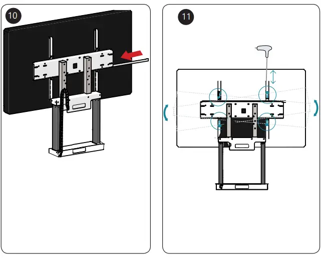traulux SMI-W100 Motorised Wall Mount-FIG0
