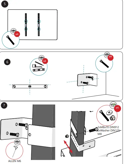 traulux SMI-W100 Motorised Wall Mount-FIG7