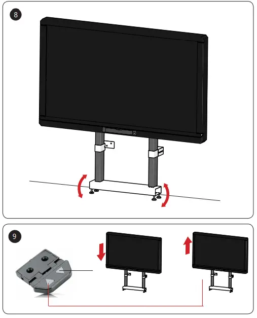 traulux SMI-W100 Motorised Wall Mount-FIG8