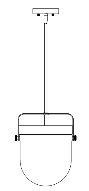 Hunter 19832 3 Light Lantern