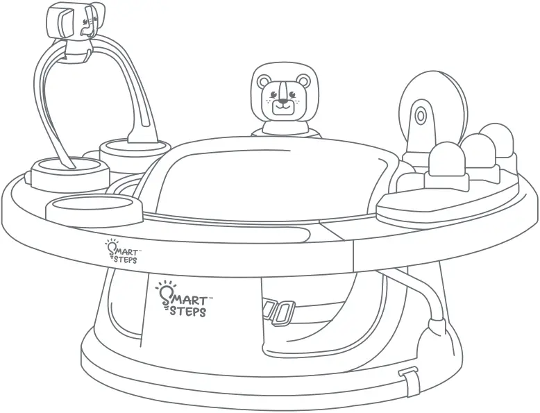 babytrend FS01E95A Smart Steps 5 in 1 Activity to Booster Seat