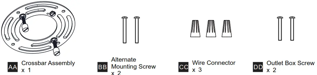 QUOIZEL STNL Series Mottled Outdoor Wall Lantern - Figure 3