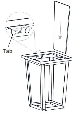 QUOIZEL STNL Series Mottled Outdoor Wall Lantern - Figure 4