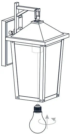 QUOIZEL STNL Series Mottled Outdoor Wall Lantern - Figure 9