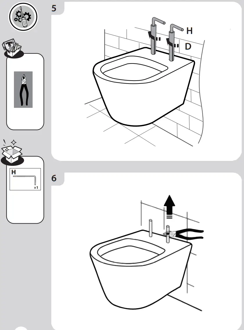 11505515 Neo Wall Hung WC Sensea - Fig 2