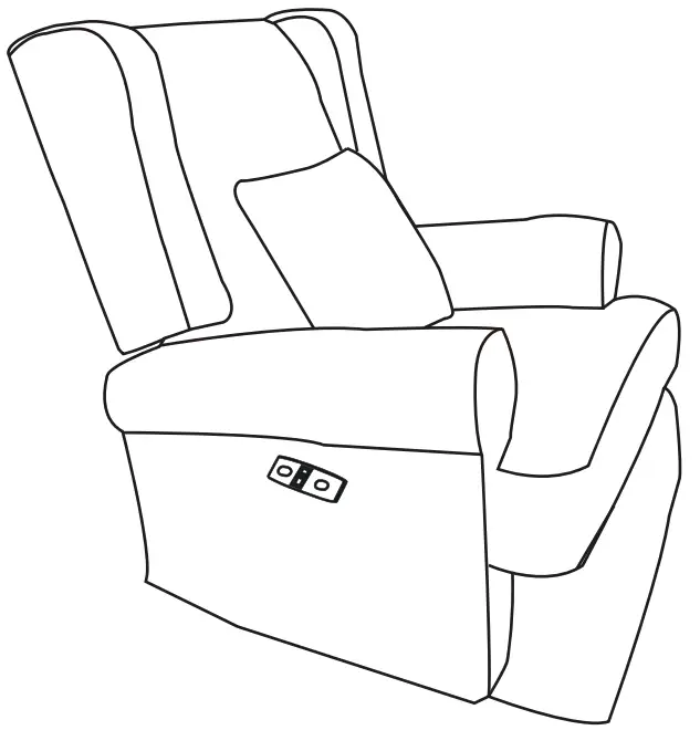 evolur 615 Wing Back Power Recliner