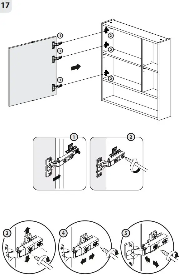 SENSEA 493.237.01 Mirror Cabinet 70 1 Door White Matt Instruction Manual - How to use