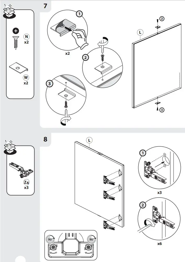 SENSEA 493.237.01 Mirror Cabinet 70 1 Door White Matt Instruction Manual - How to use