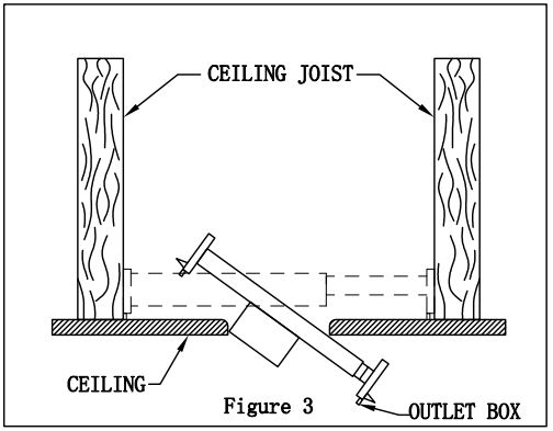 Breezary 23002-BLK 22 Inch Ceiling Fan Instruction Manual - Figure 3