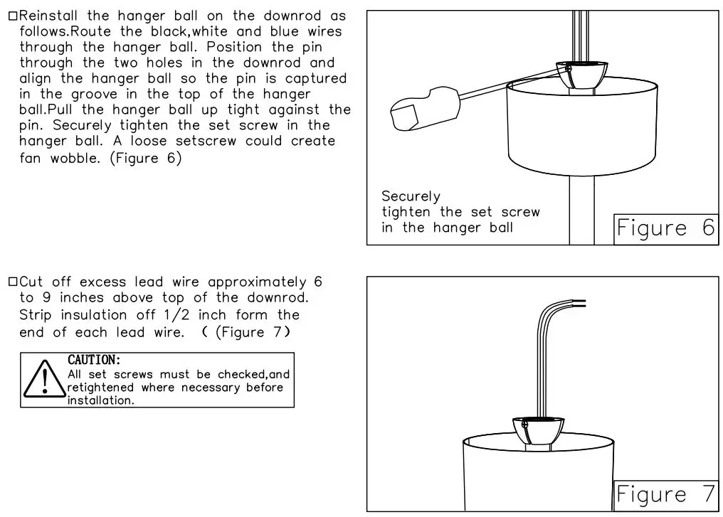 Breezary 23002-BLK 22 Inch Ceiling Fan Instruction Manual - How to assemble your ceiling fan