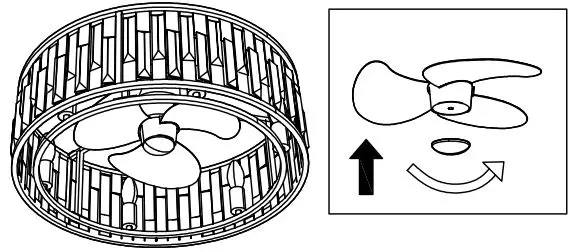 Breezary 23002-BLK 22 Inch Ceiling Fan Instruction Manual - REPLACEMENT AND DISASSEMBLY