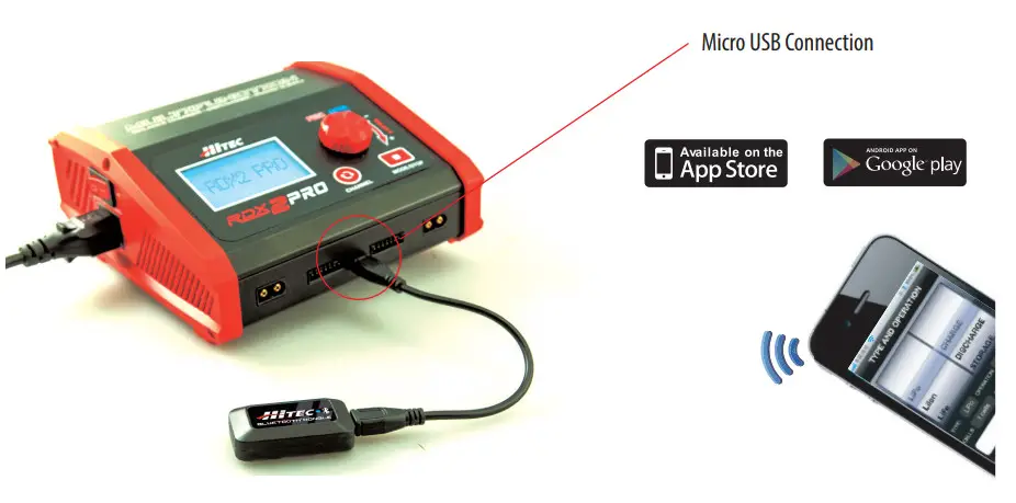 Hitec RDX2 Pro Battery Charger -