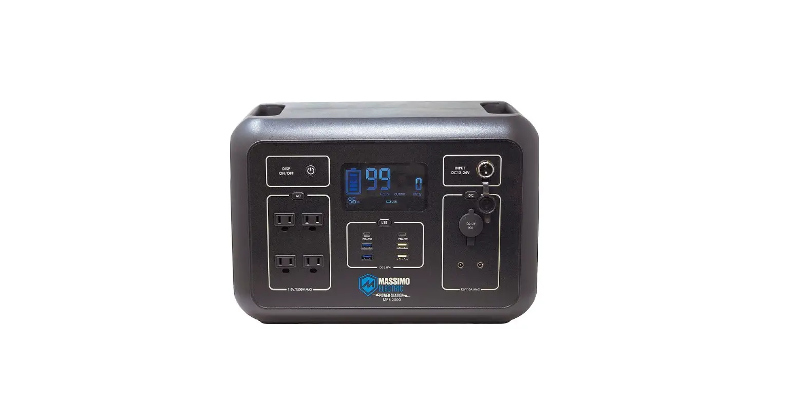 Massimo Electric Mps-2000 2000w Portable Power Station User Manual