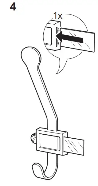 IKEA 60347079 KARTOTEK Hook -fig4