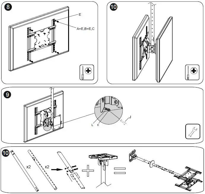 multibrackets-M-Public-Ceiling-Mount-Medium-Back-to-Back-4