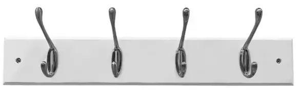 Style-Selections-24146TNXLG-4-Hook-18.11-in-x-2.76-in-H-White-Decorative-Wall-Hook-PRO