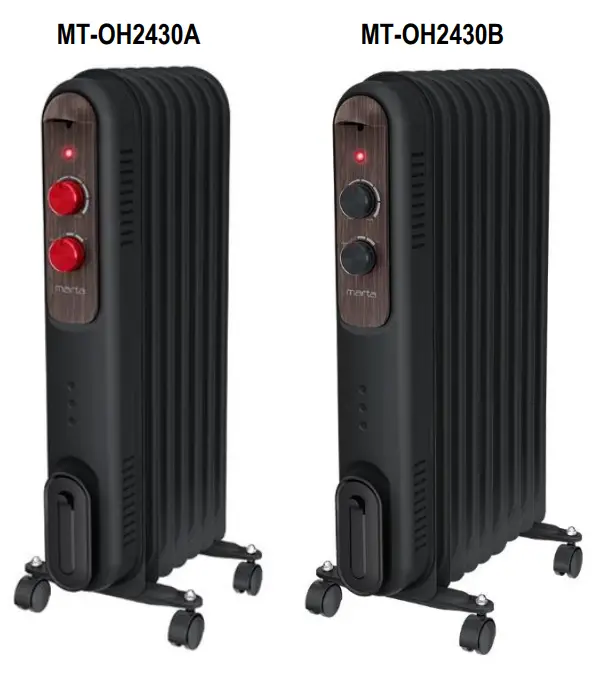 marta MT OH2430A Oil Heater-