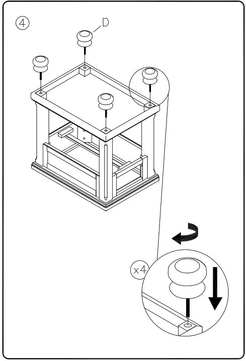 ASHLEY T6973 Porter Chairside End Table - 4