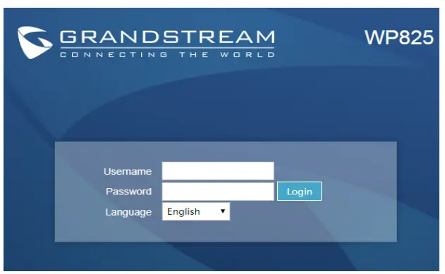 Connecting Wp825 To Wi-fi Network