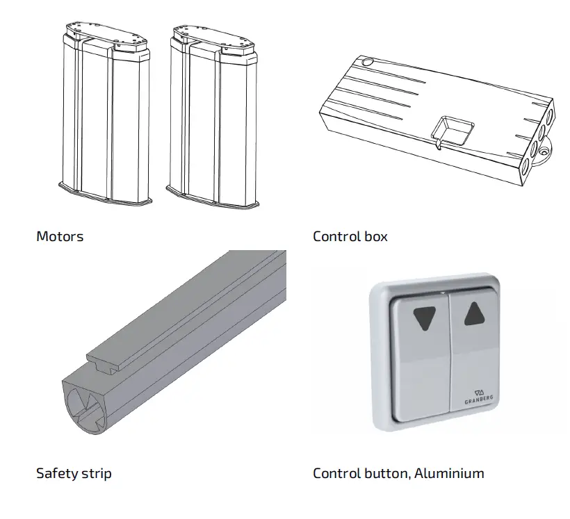 GRANBERG-Centerlift-960-Height-Adjustable-Kitchen-Island-FIG-1