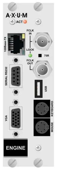 D R AXUM Digital Audio Mixing System - Engine