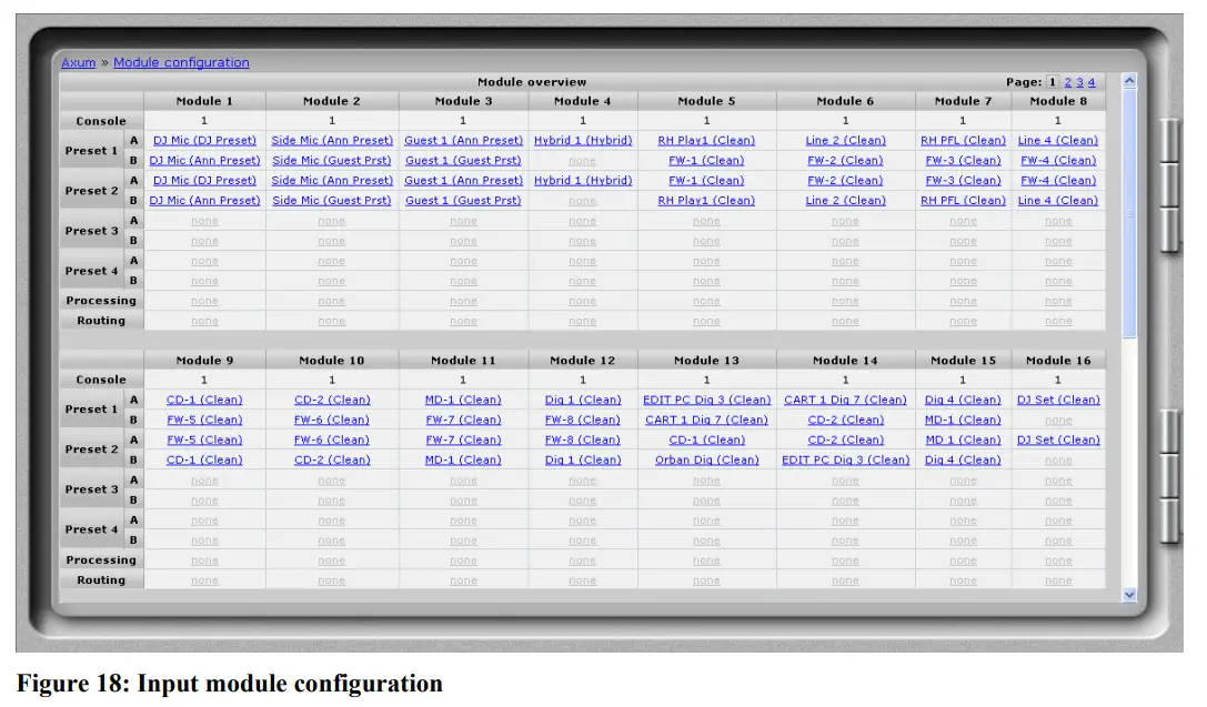 D R AXUM Digital Audio Mixing System - Figure18